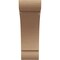 Ekena Millwork 6"W x 12"D x 18"H Classic Olympic Rough Cedar Woodgrain TimberThane Corbel, Primed Tan CORUR06X12X18OLYRCPR - alternate 6